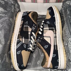 Custom Bandana Plaid Style Low Top Sneakers | BRAND NEW | Men’s 7/Women’s 8.5